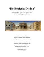 De Ecclesia Divina: An Iconographic Study of the Round Church in The Ideal City panel of Urbino