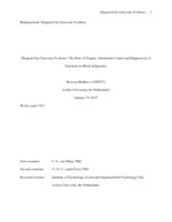 Disgusted by gruesome evidence: The role of disgust, attentional control and suppression of emotions in moral judgments