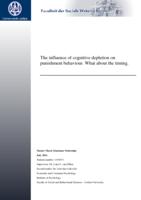 The influence of cognitive depletion on punishment behaviour. What about the timing
