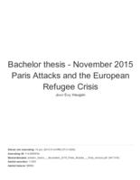 November 2015 Paris attacks and the European refugee crisis