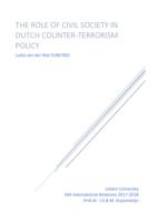 THE ROLE OF CIVIL SOCIETY IN DUTCH COUNTER-TERRORISM POLICY