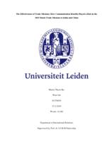 The Effectiveness of Trade Missions: How Communication Benefits Played a Role in the 2015 Dutch Trade Missions to India and China