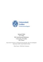 Operational Coherence in Integrated Peacekeeping: The Post-Earthquake Experiences of the United Nations in Haiti