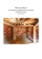 What is in a house? An investigation on the differentiation of Chalcolithic architecture in Cyprus