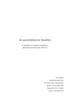 De aanzienlijkheid der Republiek. De Republiek der Verenigde Nederlanden in diplomatieke precedentiestrijd, 1609-1672.