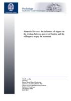 Anorexia nervosa: The influence of stigma on the relation between perceived burden and the willingness to pay for treatment