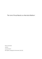 The role of Visual Novels as a Narrative Medium