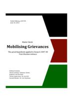 Mobilising Grievances: The Greed Hypothesis Applied to Kenya's 2007-08 Post-Election Violence
