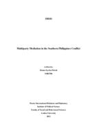 Multiparty Mediation in the Southern Philippines Conflict
