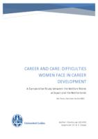 Career and Care: Difficulties Women Face in Career Development