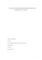 Social Fission: the Political and Social determinants of nuclear risk distribution in post 3.11 Japan