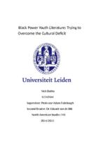 Overcoming the Cultural Deficit: Black Power Youth Literature