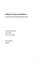 Riding the Waves of Reform: The direct election of the United States Senate