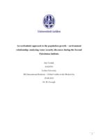 An ecofeminist approach to the population growth – environment relationship: analysing water security discourse during the Second Palestinian Intifada