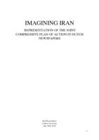 Imagining Iran: Representation of the Joint Compressive Plan of Action in Dutch Newspapers