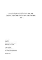 Reconstructing the separatist narrative of the DPR: A framing analysis of the state-run online media outlet DNR-News