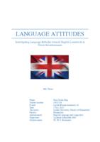 Language Attitudes: Investigating Language Attitudes towards English Loanwords in Dutch Advertisements
