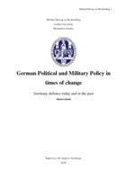 German Political and Military Policy in times of change