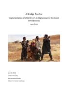 A Bridge Too Far: Implementation of UNSCR 1325 in Afghanistan by the Dutch Armed Forces