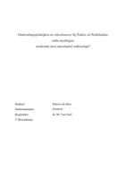 Ouderschapspraktijken en schoolsucces bij Turkse en Nederlandse vmbo leerlingen; moderatie door autoritatief ouderschap?