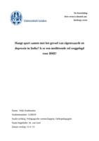 Hangt sport samen met het gevoel van eigenwaarde en depressie in India? Is er een mediërende rol weggelegd voor BMI?