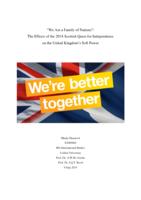 "We Are a Family of Nations": The Effects of the 2014 Scottish Quest for Independence on the United Kingdom's Soft Power