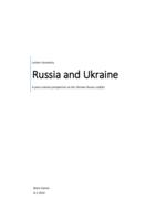 Russia and Ukraine. A post-colonial perspective on the Ukraine-Russia conflict
