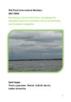 Developing a Sustainable Union: Identifying the correlation between renewable sources of electricity and European integration