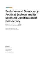 Evolution and Democracy: Political Ecology and its Scientific Justification of Democracy
