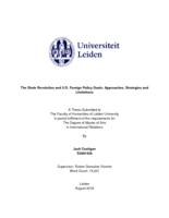 The Shale Revolution and U.S. Foreign Policy Goals: Approaches, Strategies, and Limitations