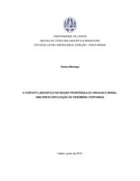 O contato lingüístico na região fronteiriça do Uruguai e Brasil