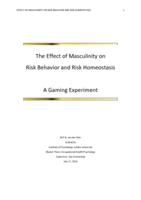 The effect of masculinity on risk behavior and risk homeostasis: A gaming experiment