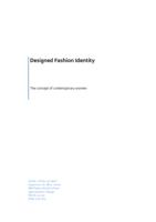 Designed Fashion Identity. The concept of contemporary women