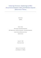 Enduring tensions: Explaining conflict occurrence between India and Pakistan beyond deterrence theory