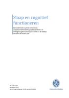 Slaap en cognitief functioneren