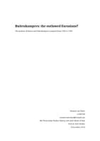 Buitenkampers: the outlawed Eurasians? The position of binnen-and buitenkampers compared from 1942 to 1949