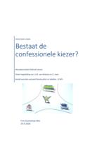 Bestaat de confessionele kiezer?