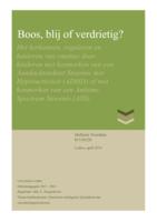 Boos, blij of verdrietig? Het herkennen, reguleren en hanteren van emoties door kinderen met kenmerken van ADHD en door kinderen met kenmerken van ASS.