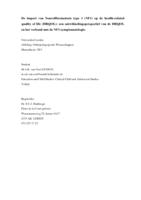 De impact van Neurofibromatosis type 1 (NF1) op de health-related quality of life (HRQOL): een ontwikkelingsperspectief van de HRQOL en het verband met de NF1-symptomatologie.