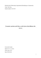 Economic sanctions and Libya: On the factors that influence the success