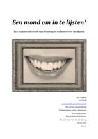 Een mond om in te lijsten! Een corpusonderzoek naar framing in reclames voor tandpasta