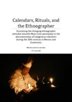 Calendars, Rituals, and the Ethnographer