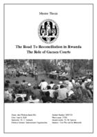 The road to reconciliation in Rwanda: The role of Gacaca Courts