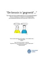 "De kennis is 'gegroeid'..."