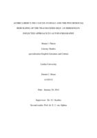 Audre Lorde’s The Cancer Journals and the Psychosocial Rebuilding of the Traumatized Self: An Eriksonian-Inflected Approach to Autopathography