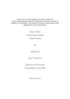 The Fall of the American Adam And Eve: Demythologizing Female Gender Constructions in Jeffrey Eugenides’ The Virgin Suicides and Marilynne Robinson’s Housekeeping