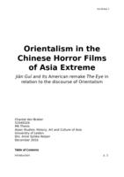 Orientalism in the Chinese Horror Films of Asia Extreme
