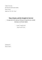 Hope, Despair, and the Struggle for Survival. Everyday Life in Revolutionary Petrograd Through the Eyes of Edith Almedingen and Zinaida Hippius