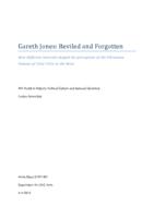 Gareth Jones: Reviled and Forgotten - How different interests shaped the perception of the Ukrainian Famine of 1932-1933 in the West