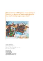 Het debat over de Mongoolse overheersing in Westerse en Russische academische kringen: Een daadwerkelijk afgeworpen "juk"?